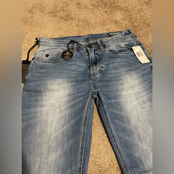 Buffalo David Bitton Jeans Mens Driven-X Blue Relaxed Straight Stretch 30x34 - Picture 3 of 10